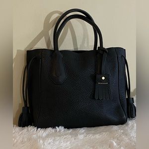 Longchamp Small Penelope Leather Satchel
